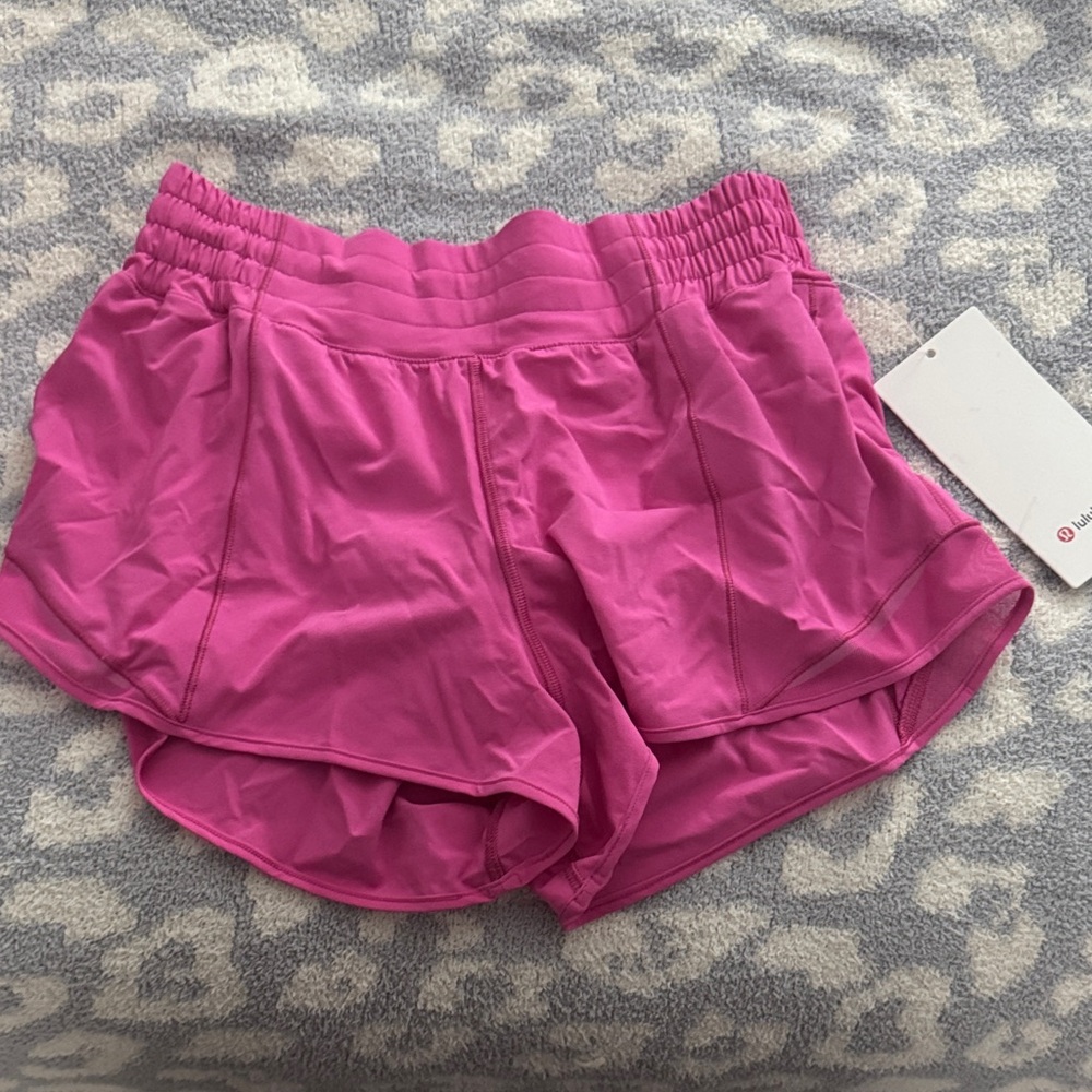 Lululemon Athletica Vibrant Pink Athletic Shorts